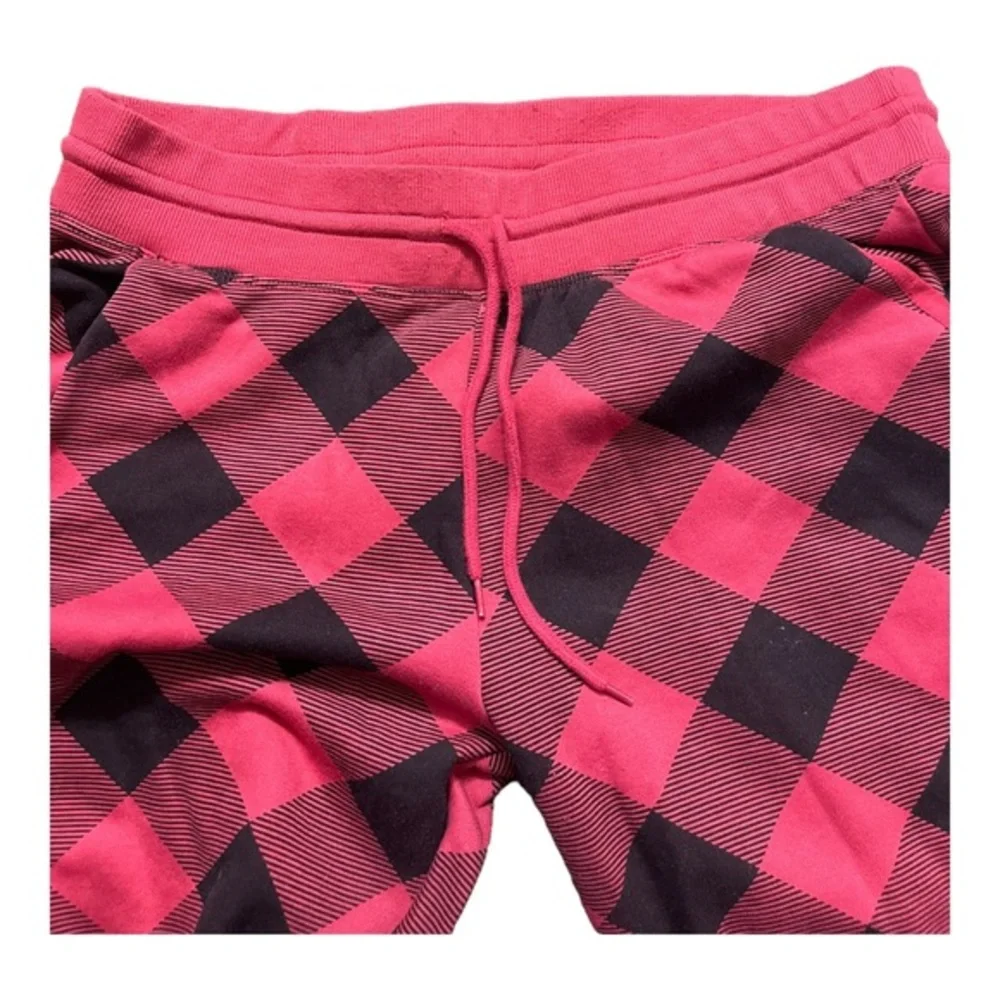 Zoe + Liv Red/Black‎ Plaid Joggers Size XXL - Picture 5 of 7